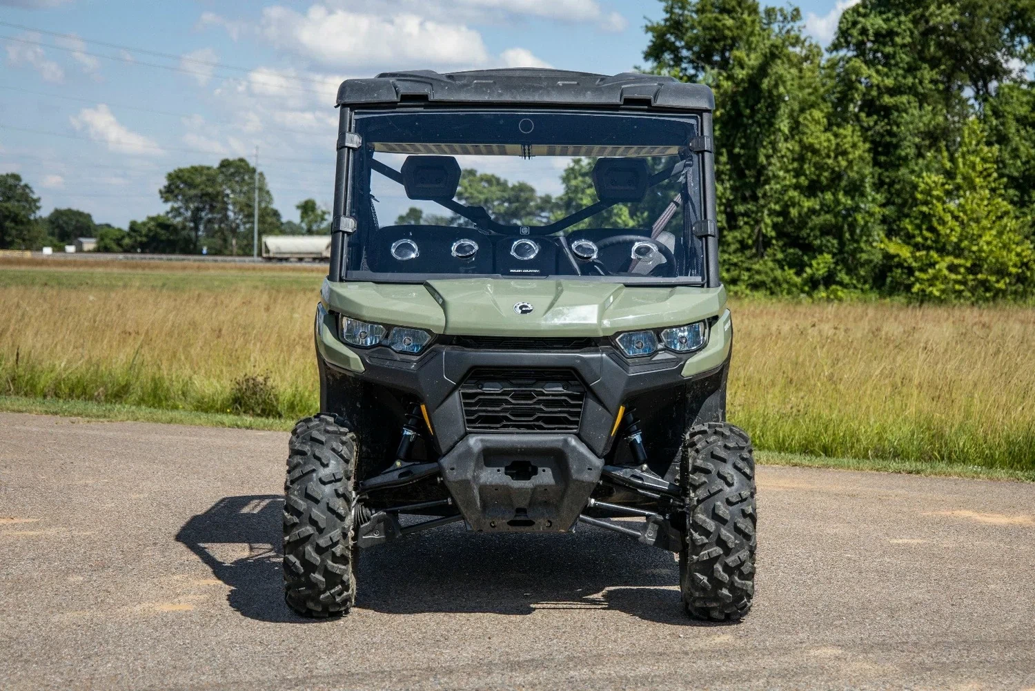 Fits Can-Am Defender HD 5_8_9_10 Vented Full Windshield Scratch Resist 98262030